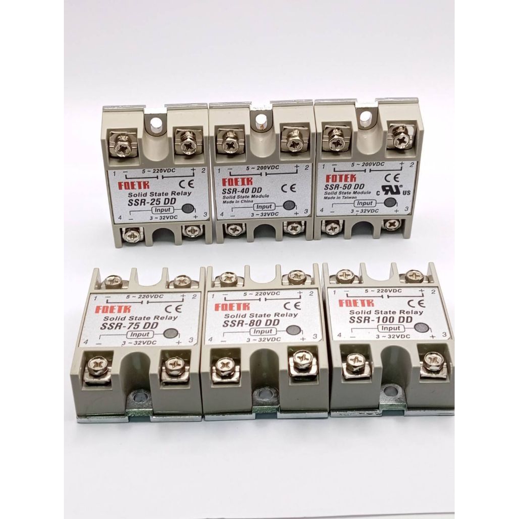 Solid State Relay โซลิดสเตตรีเลย์ DD SSR SSR DC-DC สวิทช์กระแสสูง โมดูลตัดต่อวงจร สวิทช์ตัดไฟด้วยไฟฟ้า