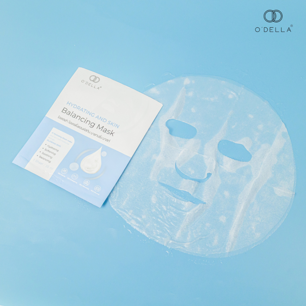 O'DELLA Hydrating And SKIN Balancing Mask (5แผ่น x 35 ml.) มาส์กหน้าผิวฉ่ำ โกลว ผิวชุ่มชื้นยาวนาน รูปที่ 6