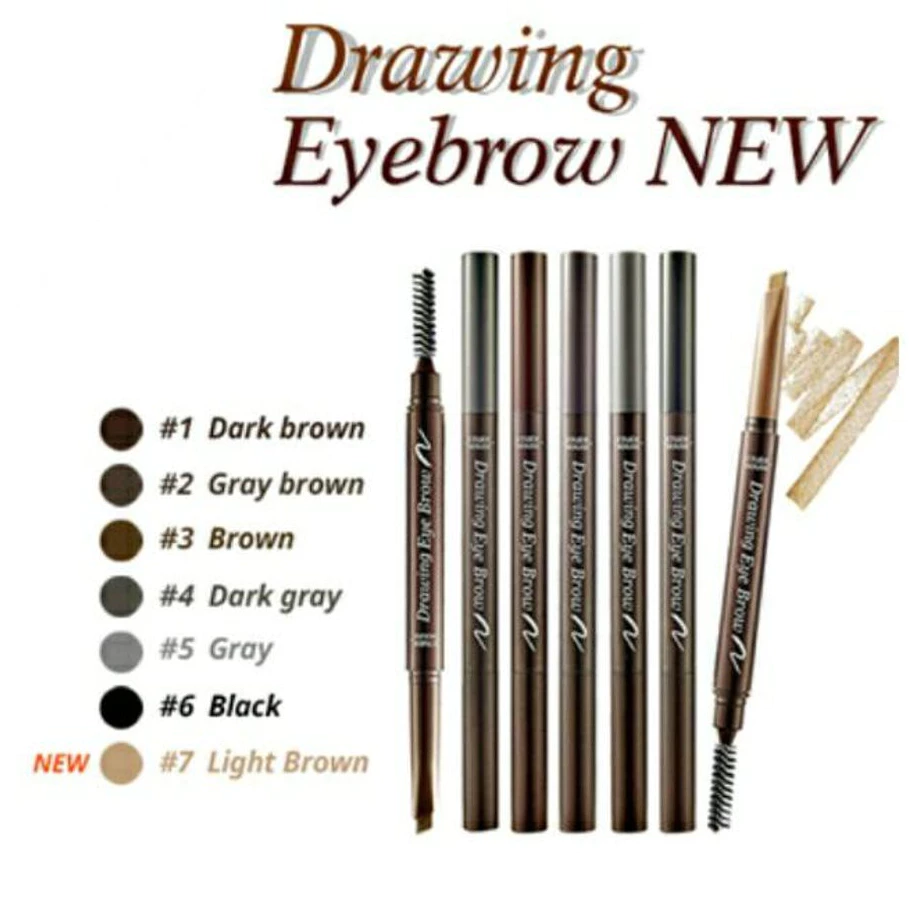 (มีส่งด่วน)Drawing Eye Brow (NEW) ดินสอเขียนคิ้วรุ่นใหม่!! ดินสอเขียนคิ้วด้ามหมุน เพิ่มปริมาณขึ้น ↑30%