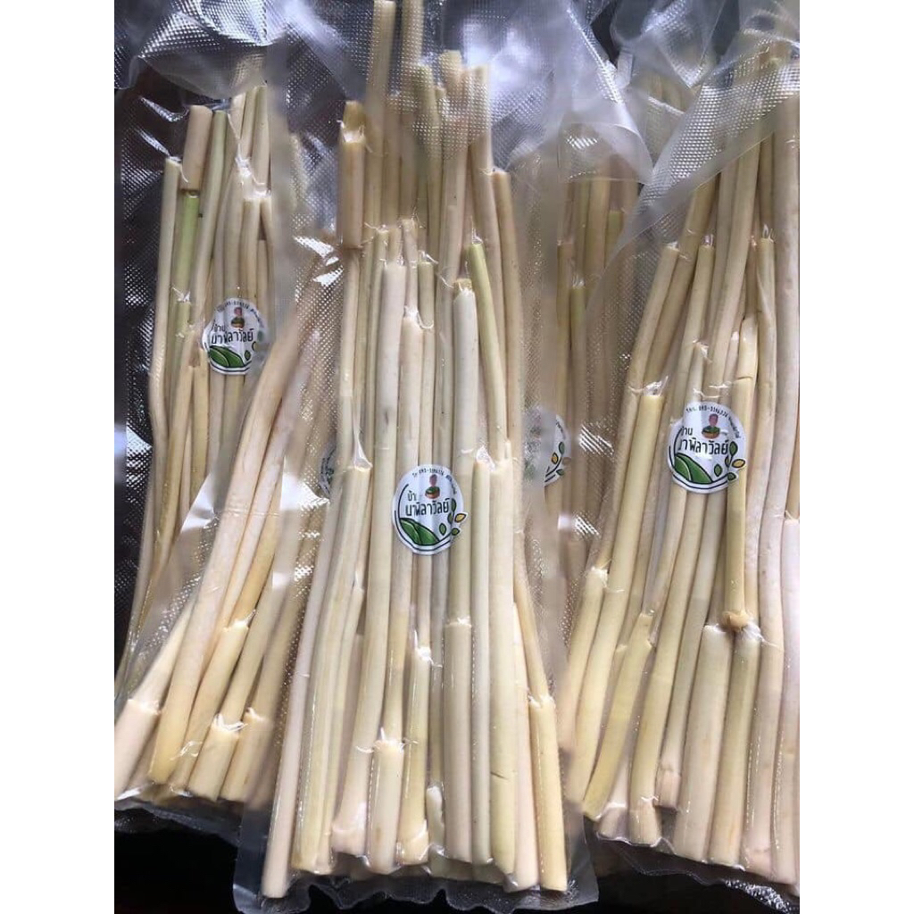 หน่อหวายสด ปอกเปลือกแล้ว (หนามขาว ขมน้อย) 500g/1kg