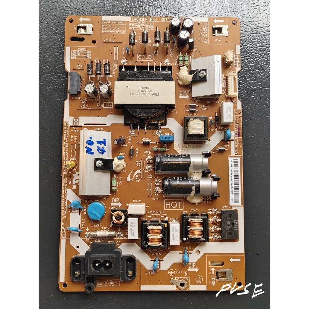 เพาเวอร์ซัพพลาย SAMSUNG UA40J5200DKXXT,UA40J5250DKXXT พาร์ท BN44-00851C #No.81