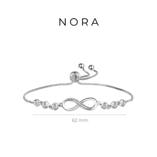 Jewelry สร้อยข้อมือแพลตตินัมสำหรับผู้หญิง แฟชั่น สร้อยข้อมืออินฟินิตี้ ของขวัญคู่รัก B251701