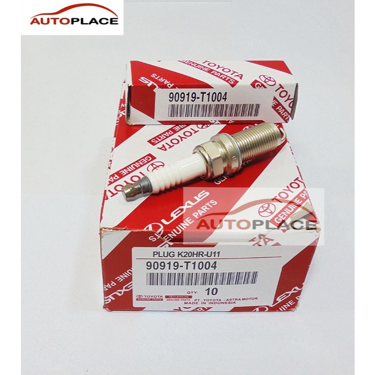 4หัว [แท้ศูนย์100%] หัวเทียน TOYOTA VIGO K20HR-U11 (90919-T1004) 2004 2005 2006 2007 2008 2012
