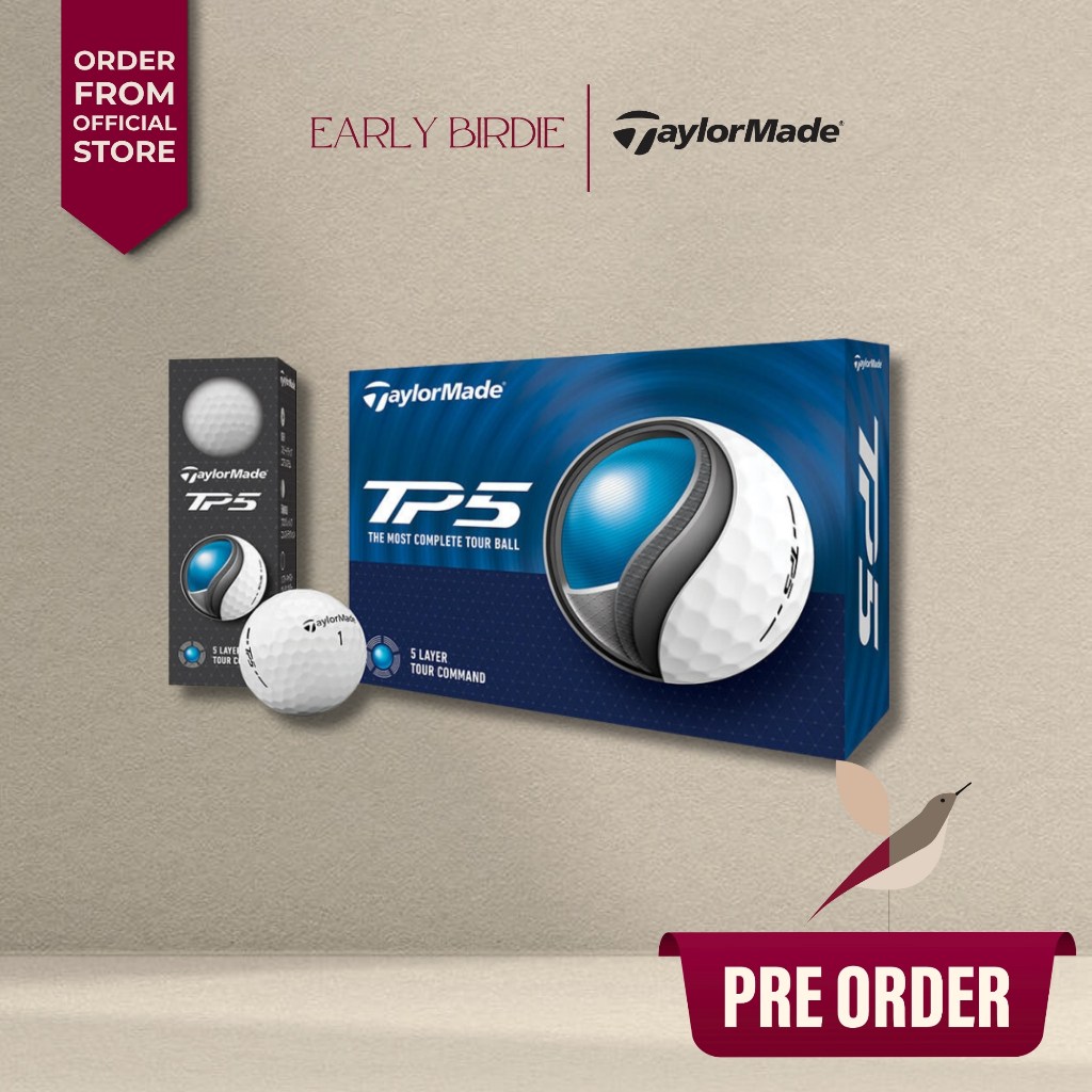 ลูกกอล์ฟ Taylormade TP5 Golf Ball (Pre-order)