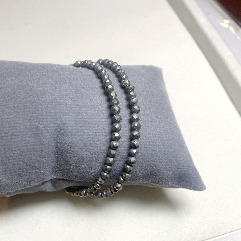 สร้อยข้อมือหินไพไรต์ Pyrite