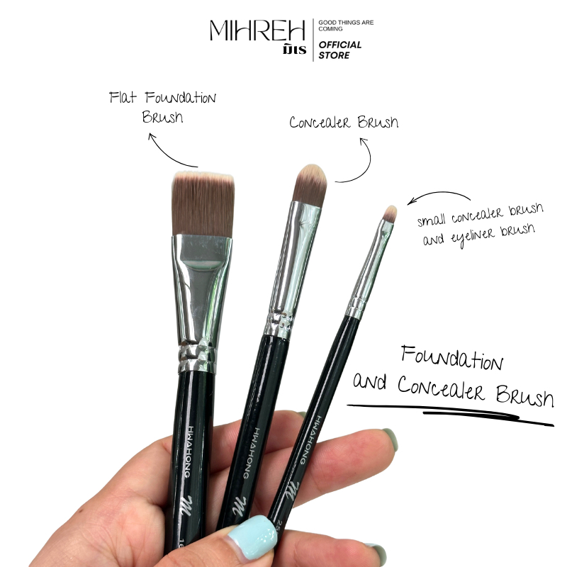 (พร้อมส่ง) จำนวนจำกัด ไม่รีสต๊อค แปรงลงรองพื้นและคอนซีลเลอร์อย่างดี (BR02)
