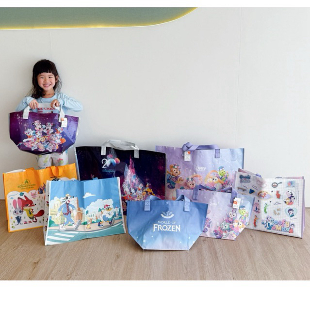 ของแท้💯 กระเป๋า ถุงกระสอบ disneyland hongkong/shanghai