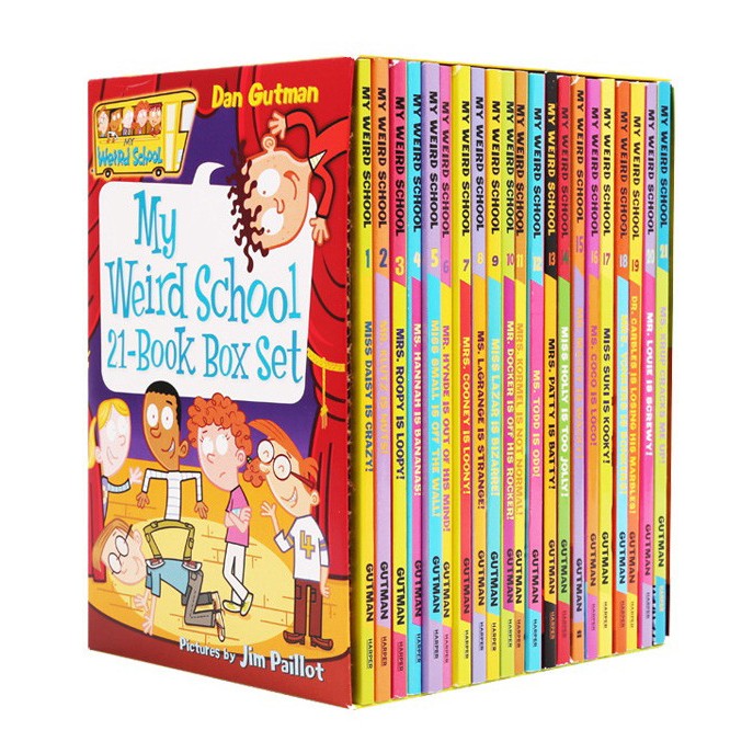 21 books/set of my weirdest school English original picture book, children's reading picture book