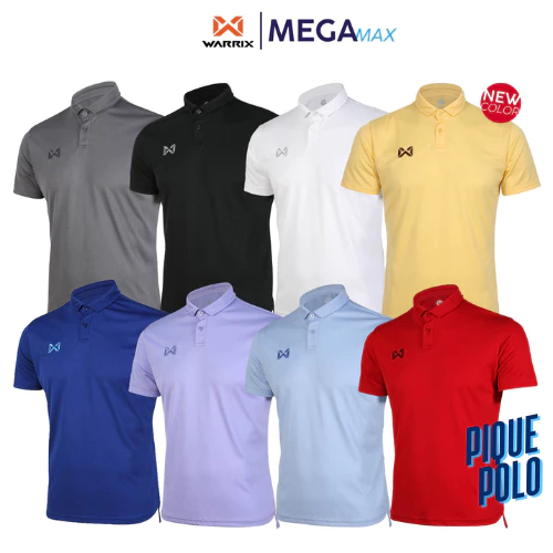 เสื้อโปโล WARRIX 212PLACL30 วอริกซ์ รุ่น PIQUE POLO โพส1