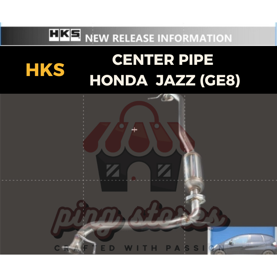 ท่อ HKS Honda Jazz Center Pipe GE เครื่อง L15A