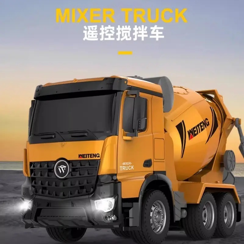รถโม่ปูนบังคับ RC Cement Mixer Truck 2.4GHz NO.635A