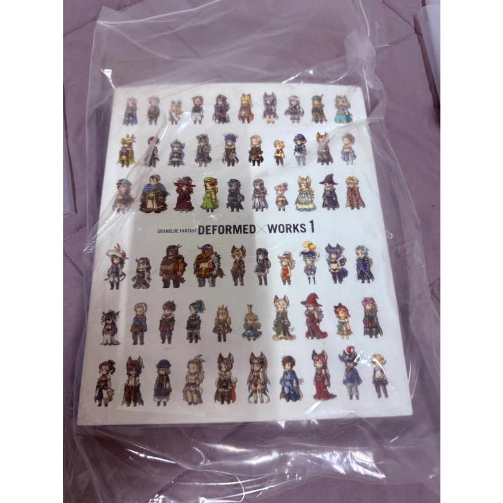 GRANBLUE FANTASY DEFORMEDWORKS 1 Game Art Book Cygames Design book form JP used