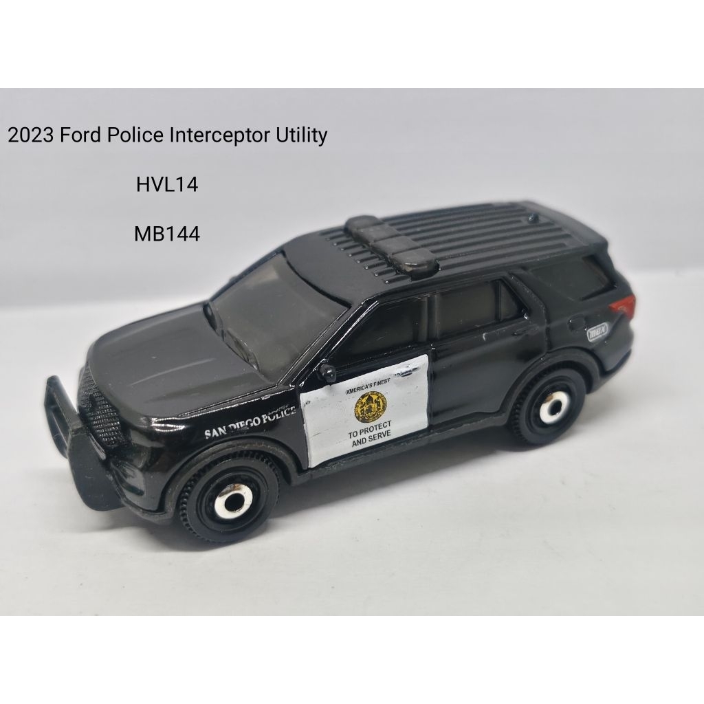 2023 Ford Police Interceptor Utility
HVL14

MB1440

MATCHBOX

TM

2023 Mattel

1186 MJ. 1. NL

Made 
