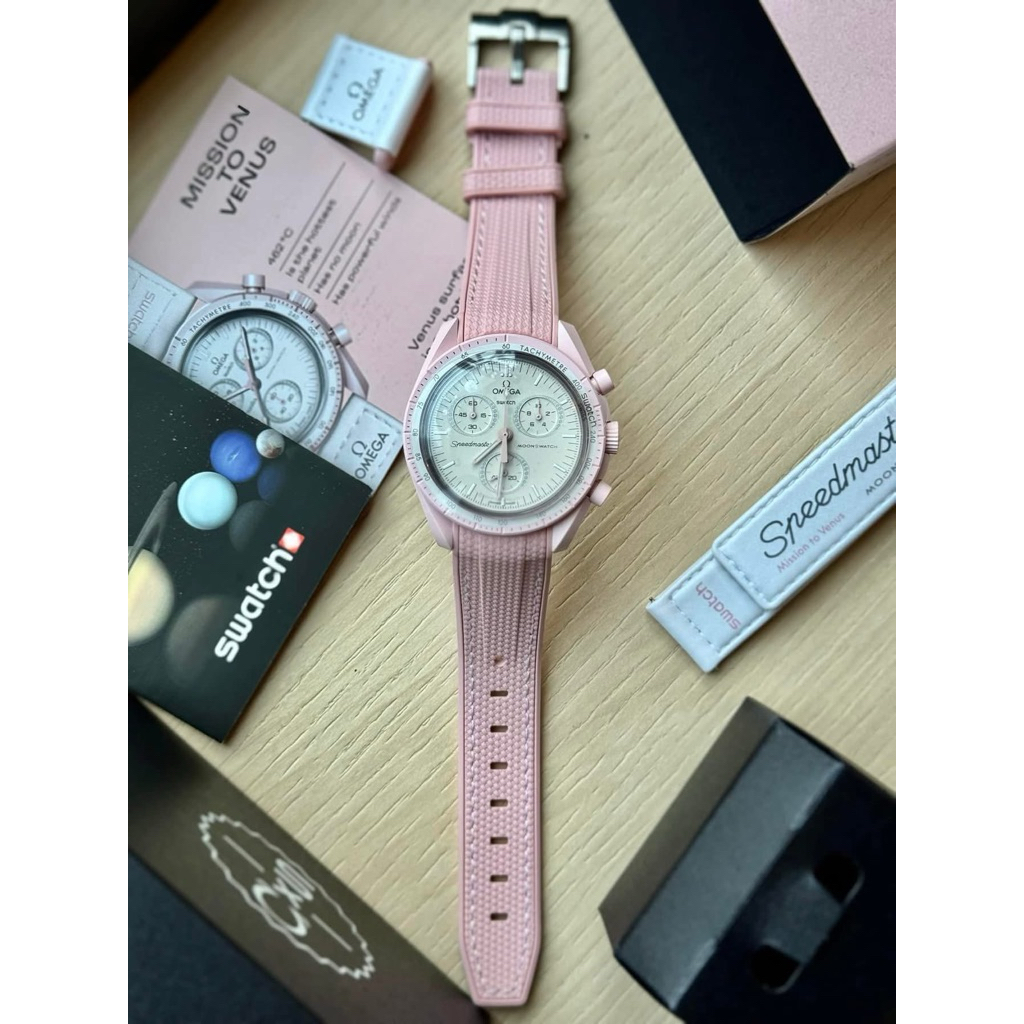 สายนาฬิกา SWATCH X OMEGA สายยาง RUBBER #พร้อมส่งในไทย