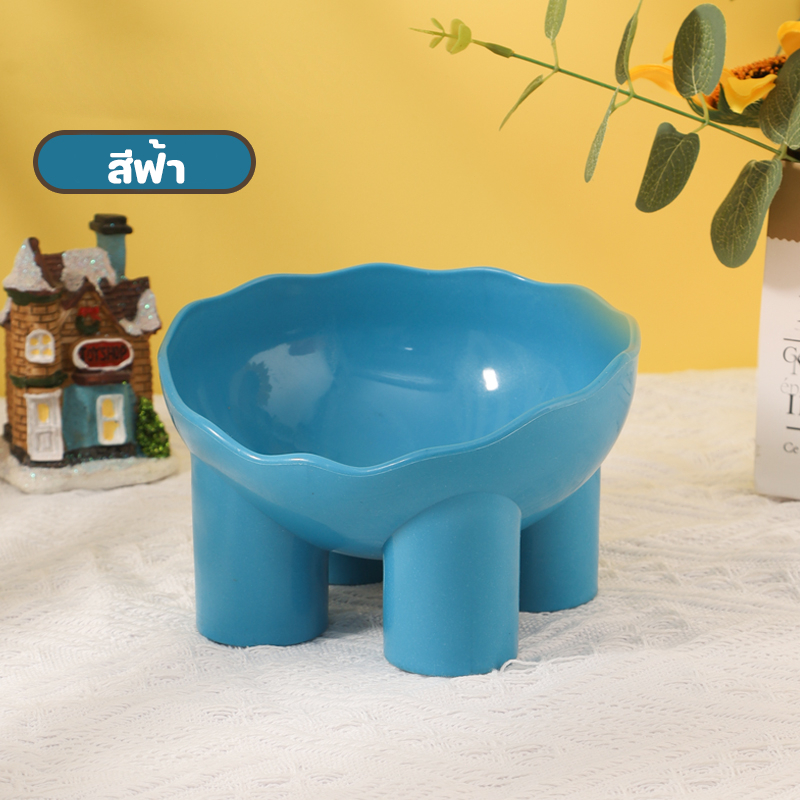 พร้อมส่ง ชามให้อาหารแมว ชามให้อาหารสุนัข ชามใส่อาหารสำหรับสัตว์เลี้ยง มีสีให้เลือก 4 สี - รูปที่ 6