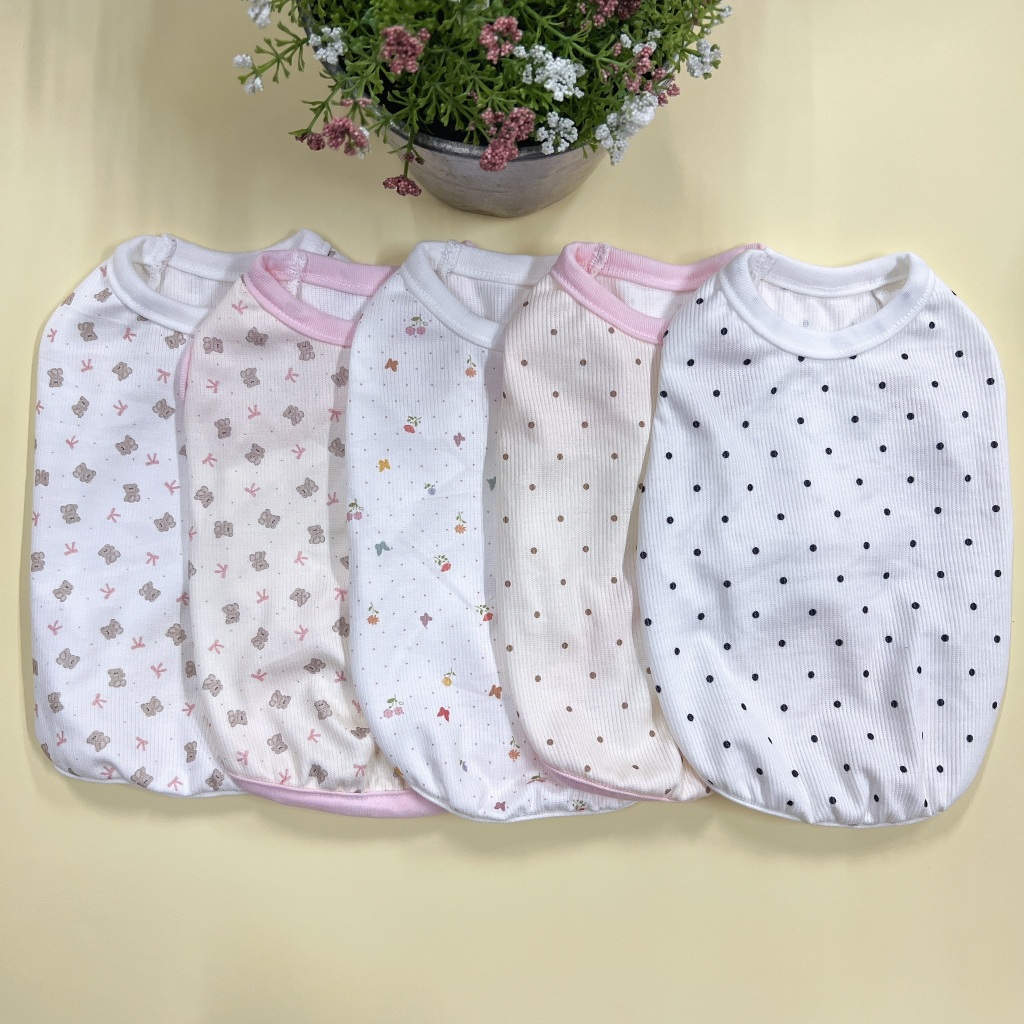 (ไซต์4S-12) เสื้อยืดเนื้อดี สำหรับน้องหมา-น้องแมว คุณภาพดี ใส่นอนหรือใส่เดินเล่นสบายๆได้