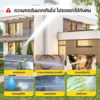 Thaipwr เครื่องฉีดน้ำแรงดันสูง 5600W High Pressure Washer มอเตอร์เหนี่ยวนำดูดน้ำได้ด้วยตัวเอง 600bar ปั้มแรงดันสูงล้างรถ