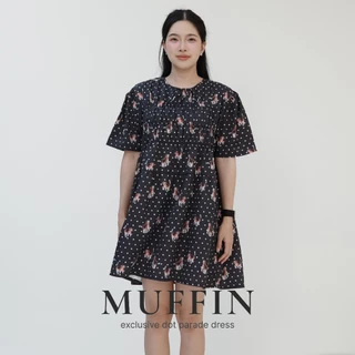 12FEBRUARY | MUFFIN OVERSIZED DRESS ♡︎ 7 สี เดรสผ้าร่มใส่สบาย ไม่ต้องรีด ชุดใส่ง่ายมากหยิบใส่ได้ทุกวัน