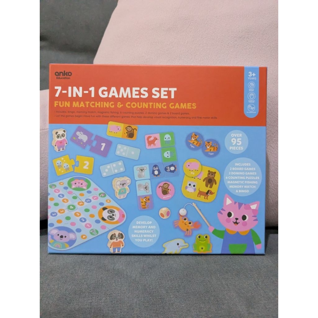 7 in 1 game set toy and education from Australia fun matching and Counting Games 🦘💯🇦🇺
