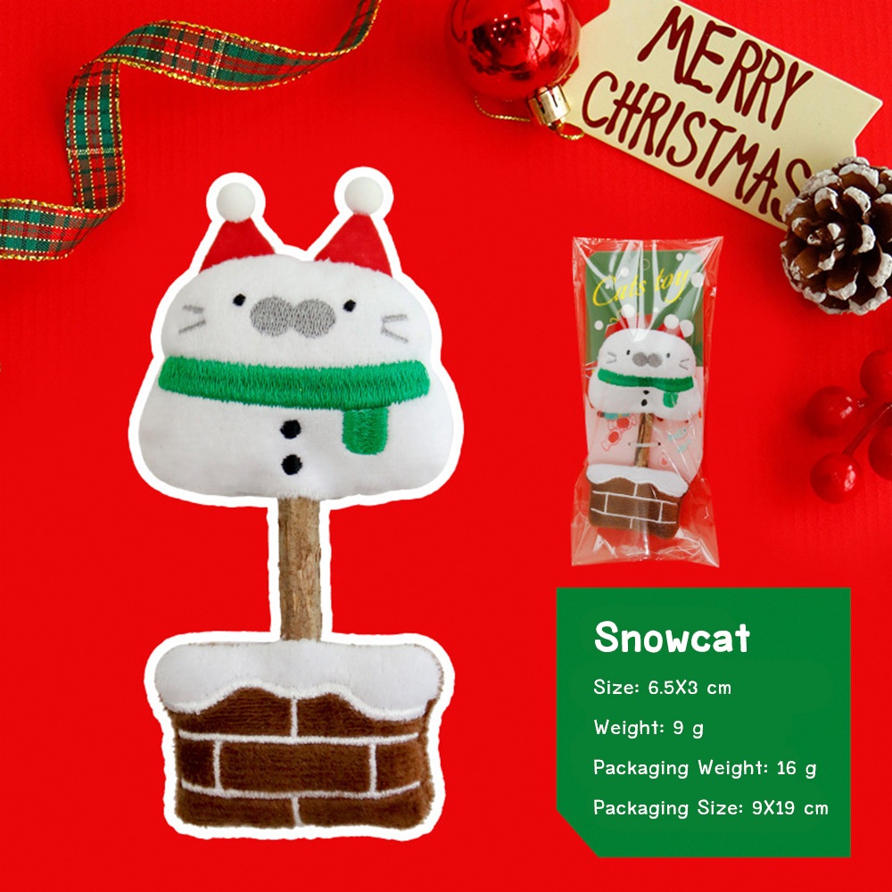 PetStern Christmas Cat Toy ไม้ทาทาบิ ขัดฟันแมว ของเล่นแมวทำให้ลมหายใจสดชื่น ราคา ถูกที่สุด ดีลบีเคเค แกลเลอรีภาพที่ 2