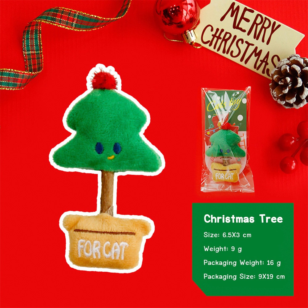 PetStern Christmas Cat Toy ไม้ทาทาบิ ขัดฟันแมว ของเล่นแมวทำให้ลมหายใจสดชื่น ราคา ถูกที่สุด ดีลบีเคเค แกลเลอรีภาพที่ 3