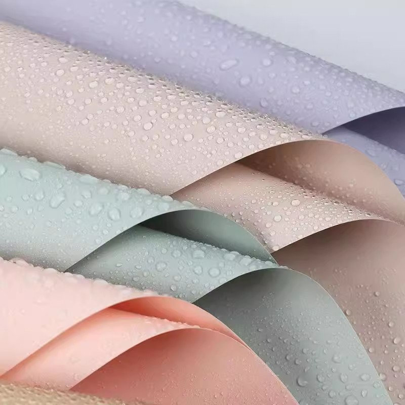 (20แผ่น/แพ็ค) กระดาษห่อช่อดอกไม้ สีพื้น 56*54cm อุปกรณ์จัดช่อ ห่อดอกไม้ กระดาษห่อดอกไม้กันน้ำ - รูปที่ 2