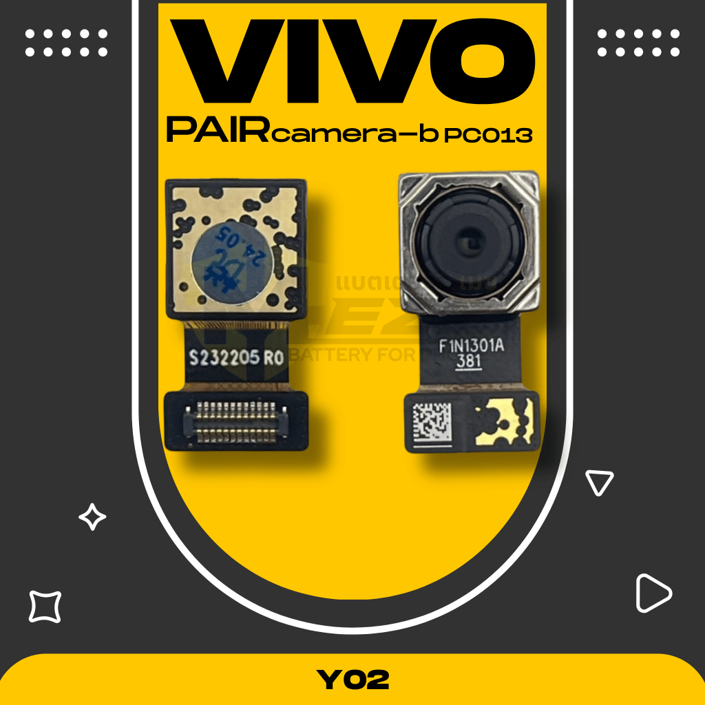 Pair-BackCamera กล้องหลัง VDO Vivo รุ่น Y02