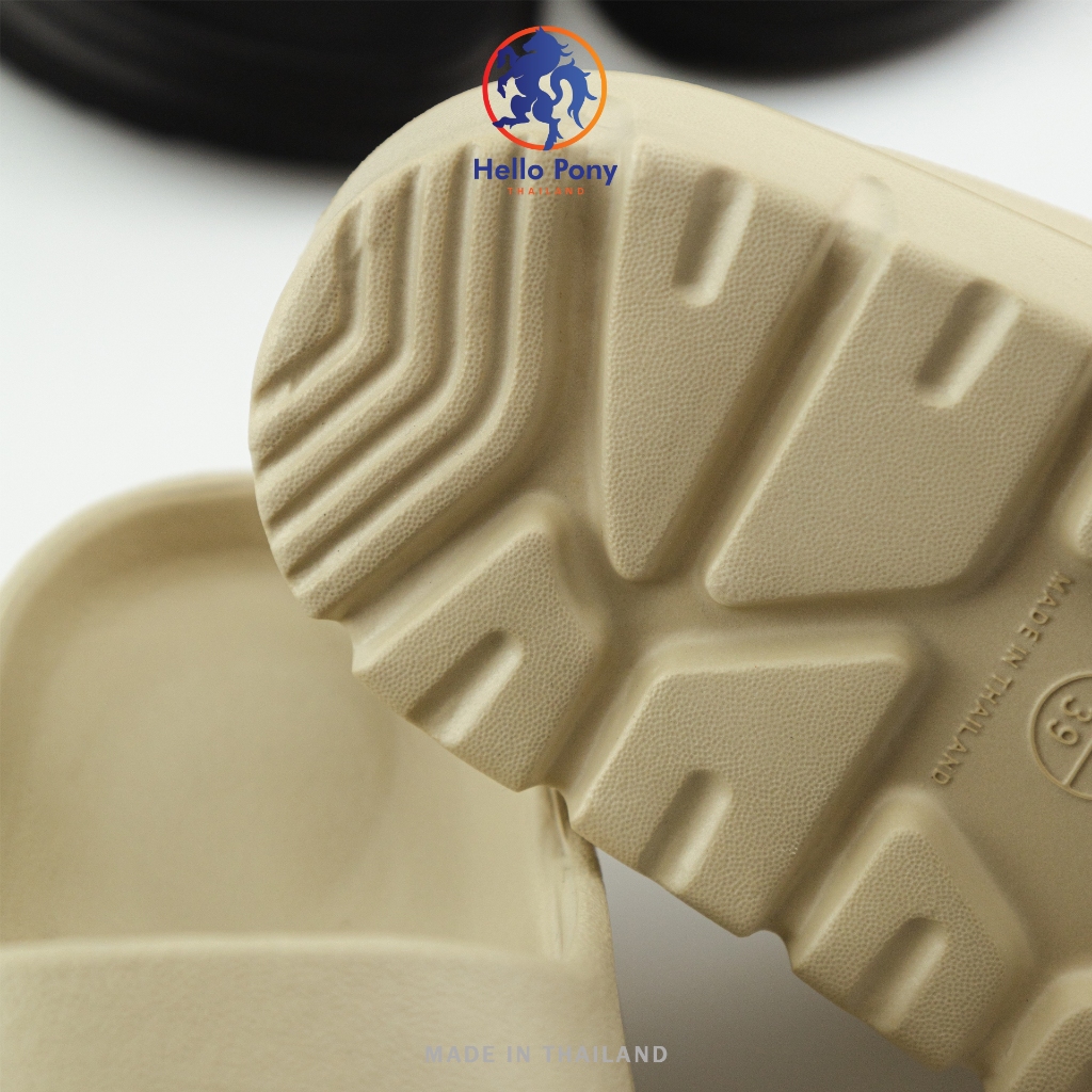 Hello Pony รองเท้าแตะสายคาด รองเท้าแบบสวม แฟชั่น EVA กันลื่น ใส่ได้ทุกโอกาส Size 36-41 รุ่น MHM4011 - รูปที่ 6