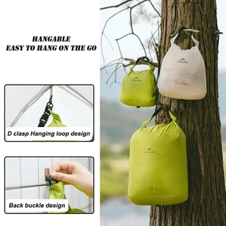 Naturehike ถุงกันน้ำ หิ้วเครื่องดื่ม น้ำหนักเบา ปิดแบบม้วน PU2000+ สำหรับแคมป์ปิ้ง ปิกนิก กลางแจ้ง ถุงกันน้ำกลางแจ้ง