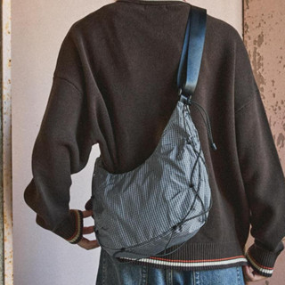 niko and ... Checked shoulder bag with cord