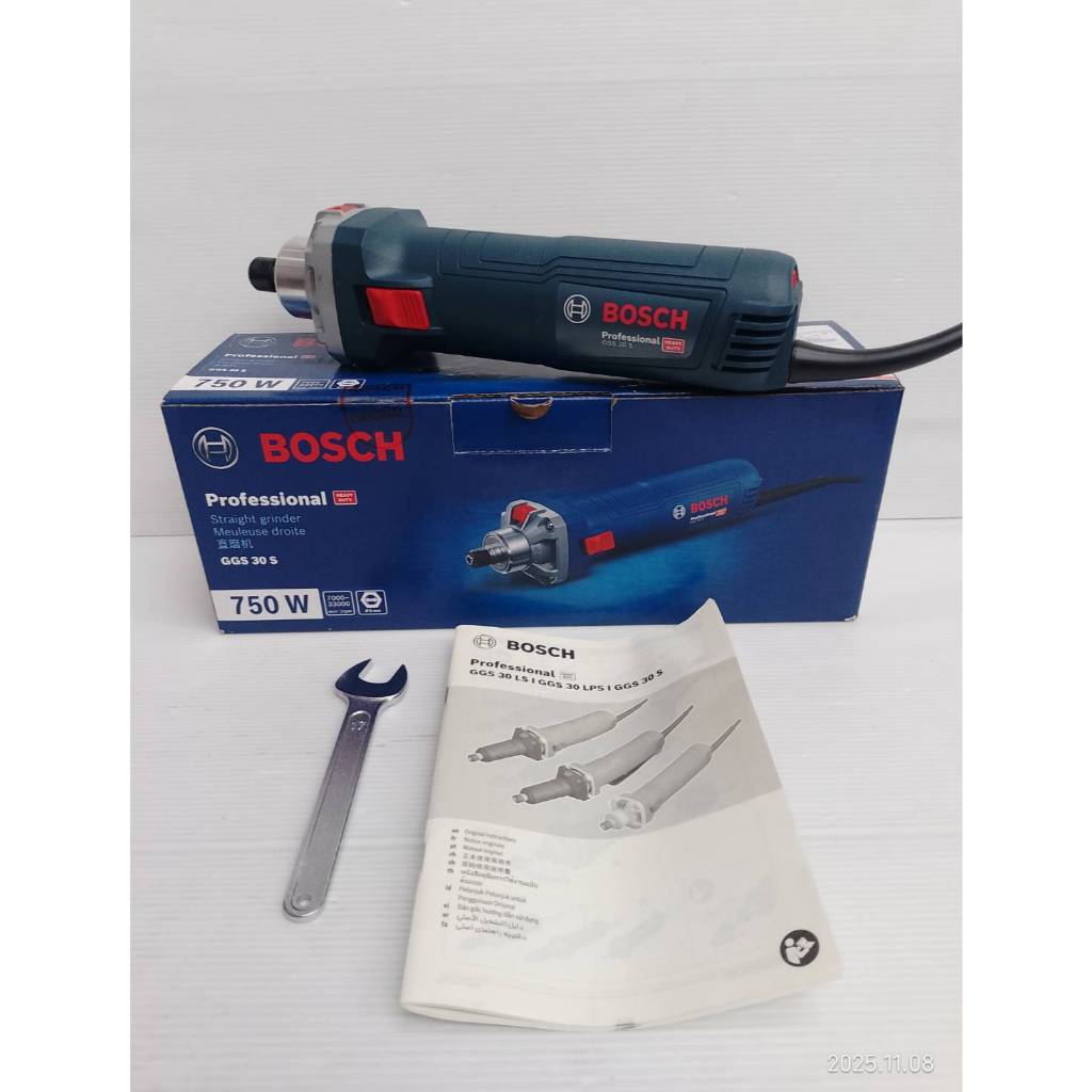 BOSCH หินเจียรคอตรง 💥รุ่นใหม่ล่าสุด💥 GGS30S / 06012B51K0 สวิตช์แบบล็อคได้ สินค้ารับประกัน 1 ปี