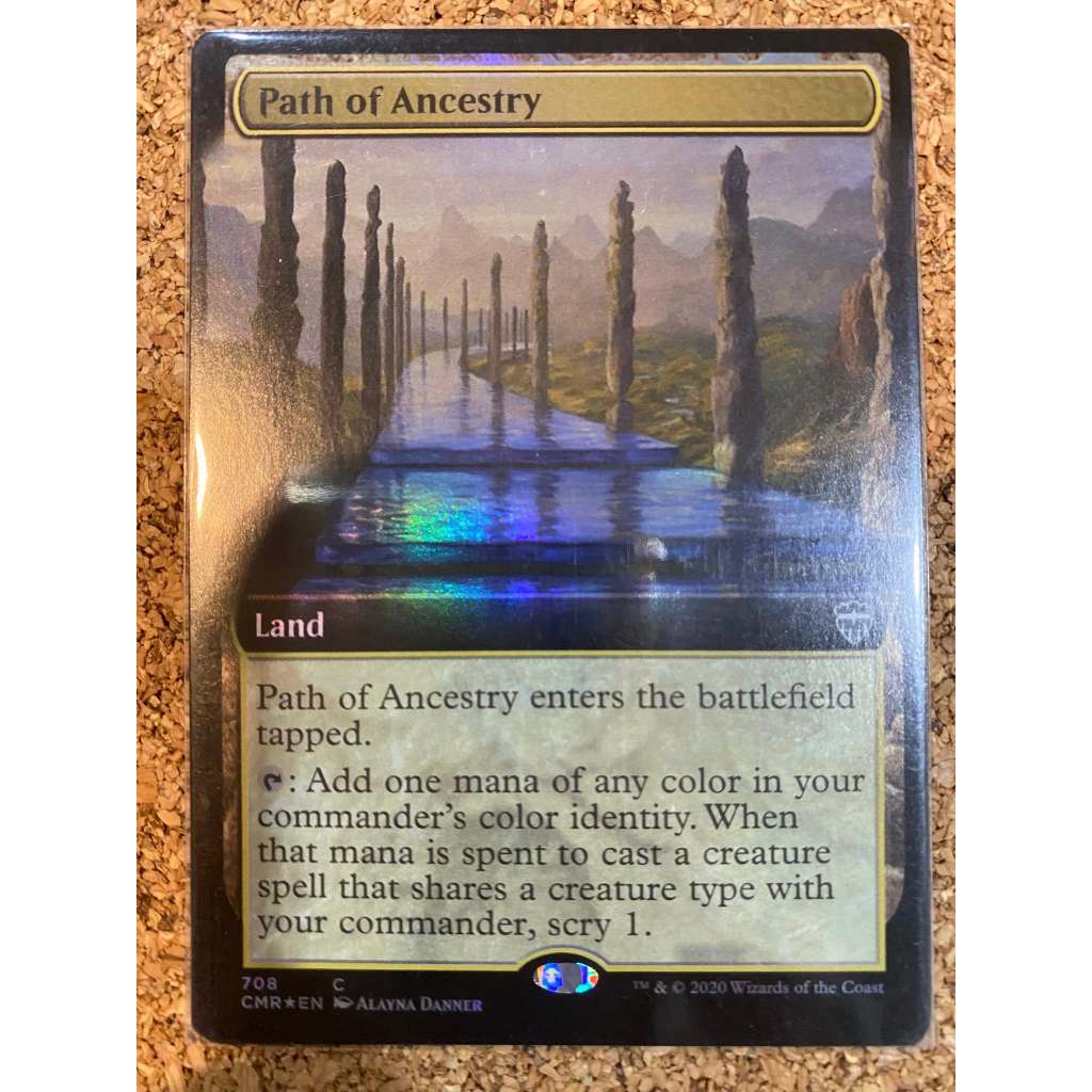 MtG Single Card: Path of Ancestry borderless FOIL [CMR]