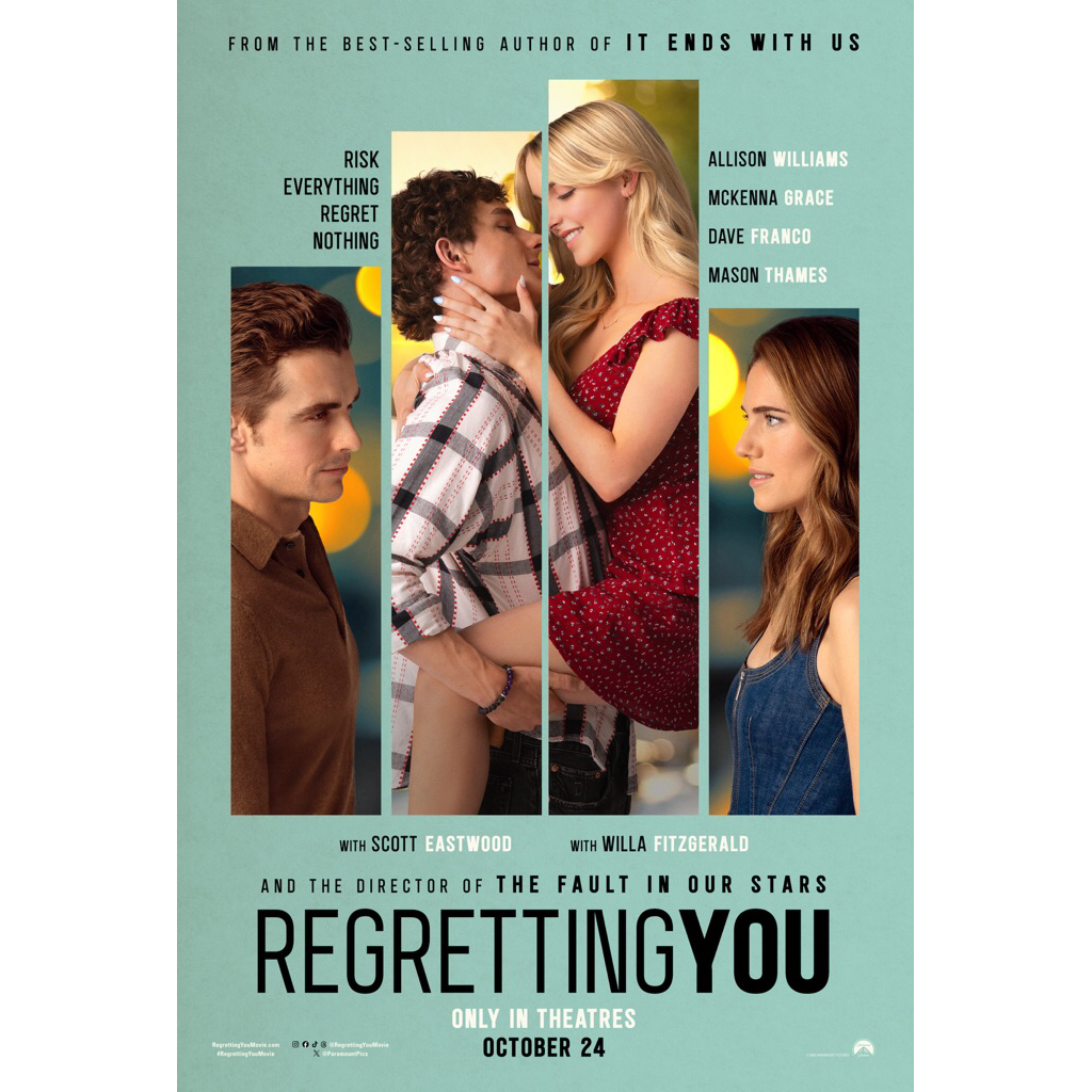 โปสเตอร์หนังฝรั่ง Regretting You ขนาด 11.5 X 16.5 นิ้ว (A3)