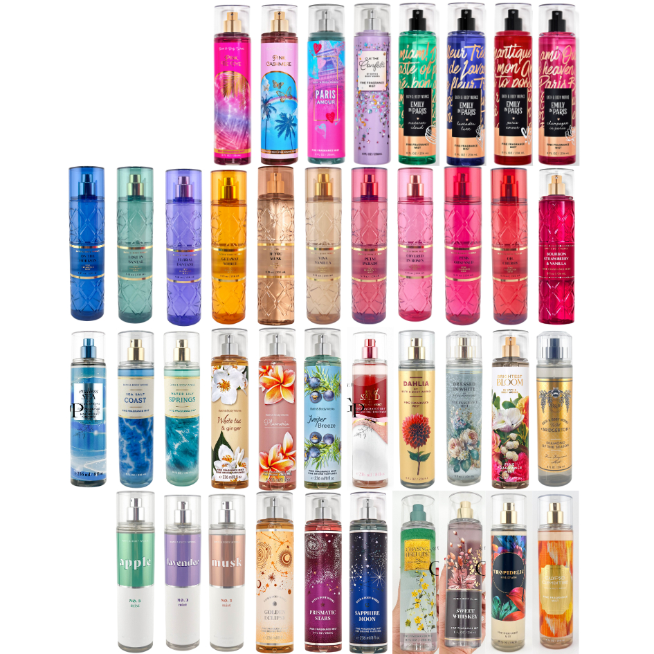 BBW#5 MIST bath & body works fragrance mist สเปรย์น้ำหอมฉีดตัว 236 ml ขนาดใหญ่