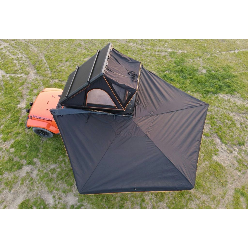 ผ้าใบข้างรถ Awning แบบ 270 องศา ไซร์ใหญ่ ผ้าหนา600Dพร้อมอุปกรณ์ติดตั่ง