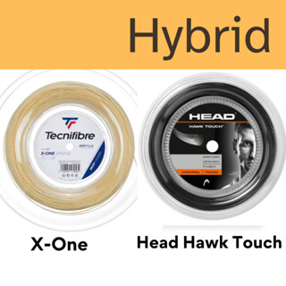 เอ็นเทนนิสไฮบริด Tecnifibre X-One Biphase / Head Hawk Touch …