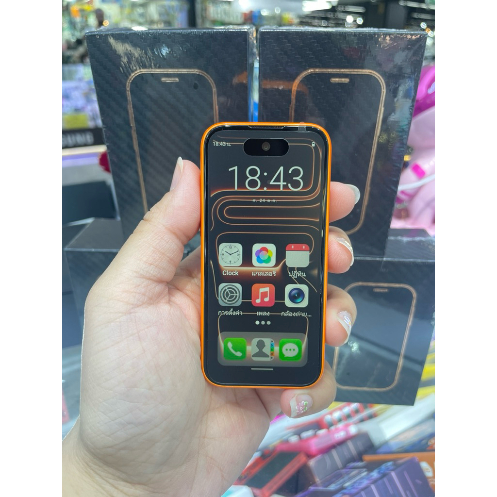 มือถือจิ๋วรุ่นฮิต S17 Max Mini ขนาดจอ 3.75“ มีปุ่มชัตเตอร์ด้านข้าง ใส่ได้ 2 ซิม แรม 4 แรม 64GB รองรับ 5G - รูปที่ 4