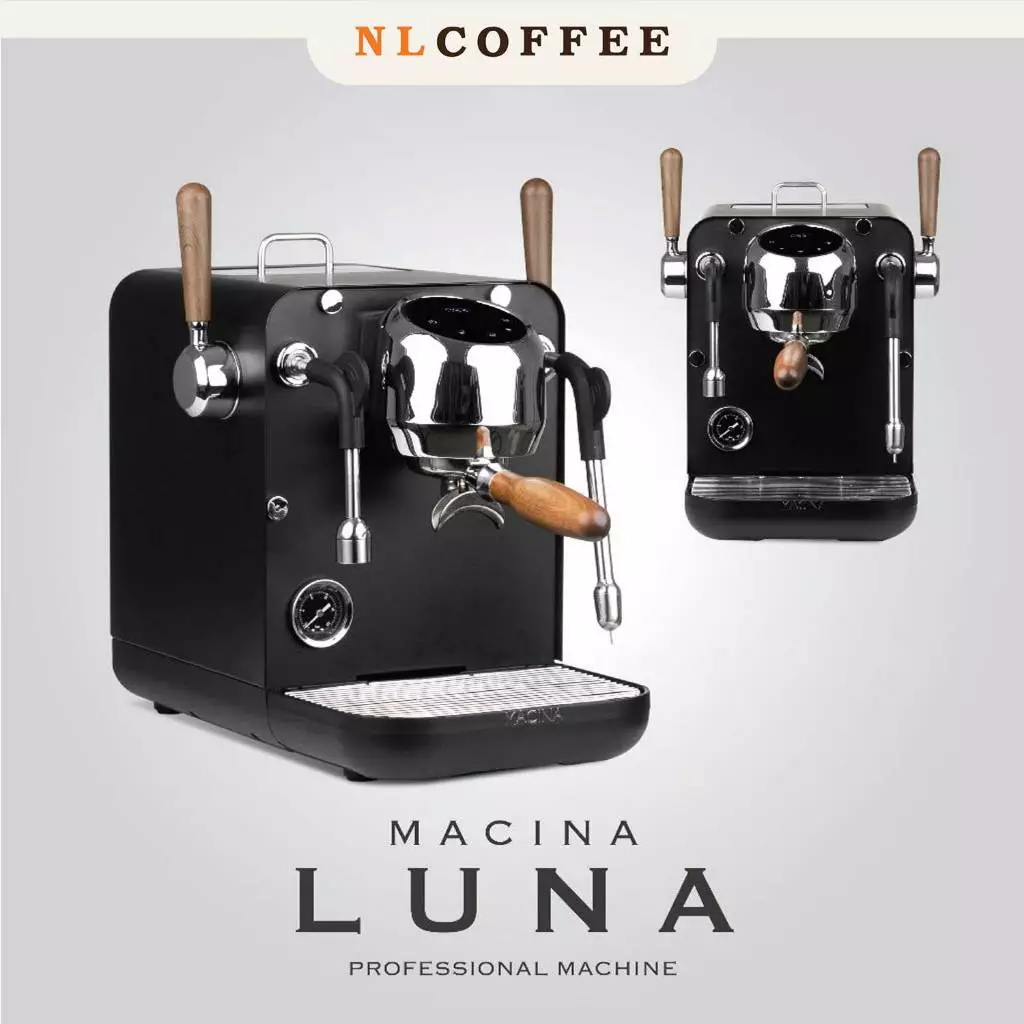 MACINA Luna เครื่องชงกาแฟสด ดีไซน์มินิมอล ระบบ Auto Steam สำหรับ Home Barista และ คาเฟ่ขนาดเล็ก