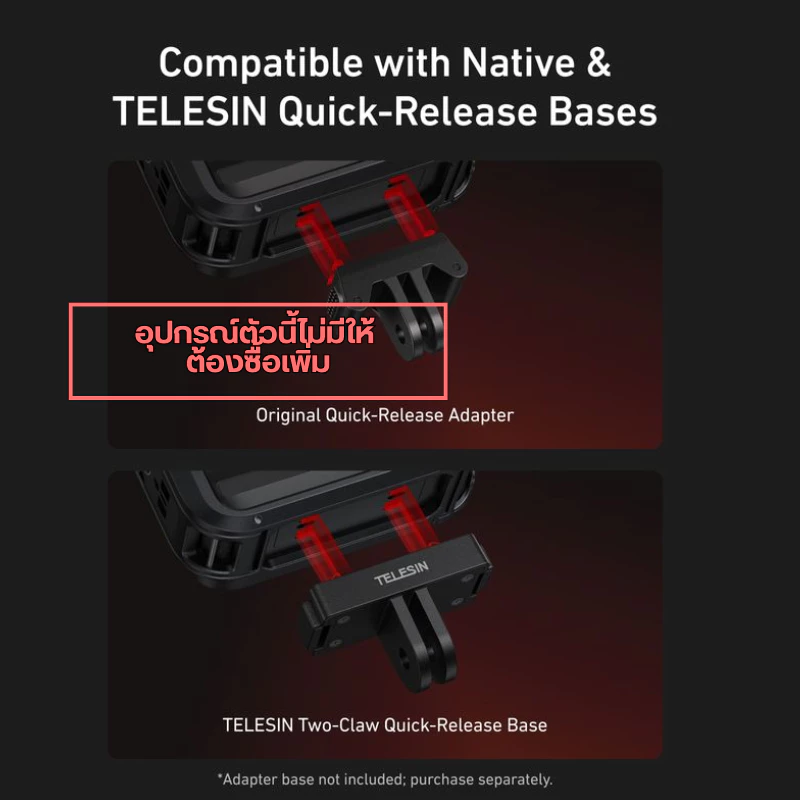 Telesin Insta360 Ace Pro / Ace Pro 2 Metal Aluminum Cage เคสอลูมิเนียม thumbnail 4