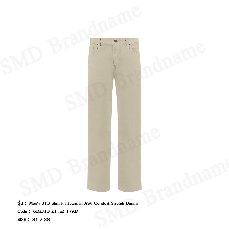 Armani Exchange กางเกงยีนส์ผู้ชาย รุ่น Men’s J13 Slim Fit Jeans In ASV Comfort Stretch Denim Code: 6DZJ13 Z1TEZ 17AB