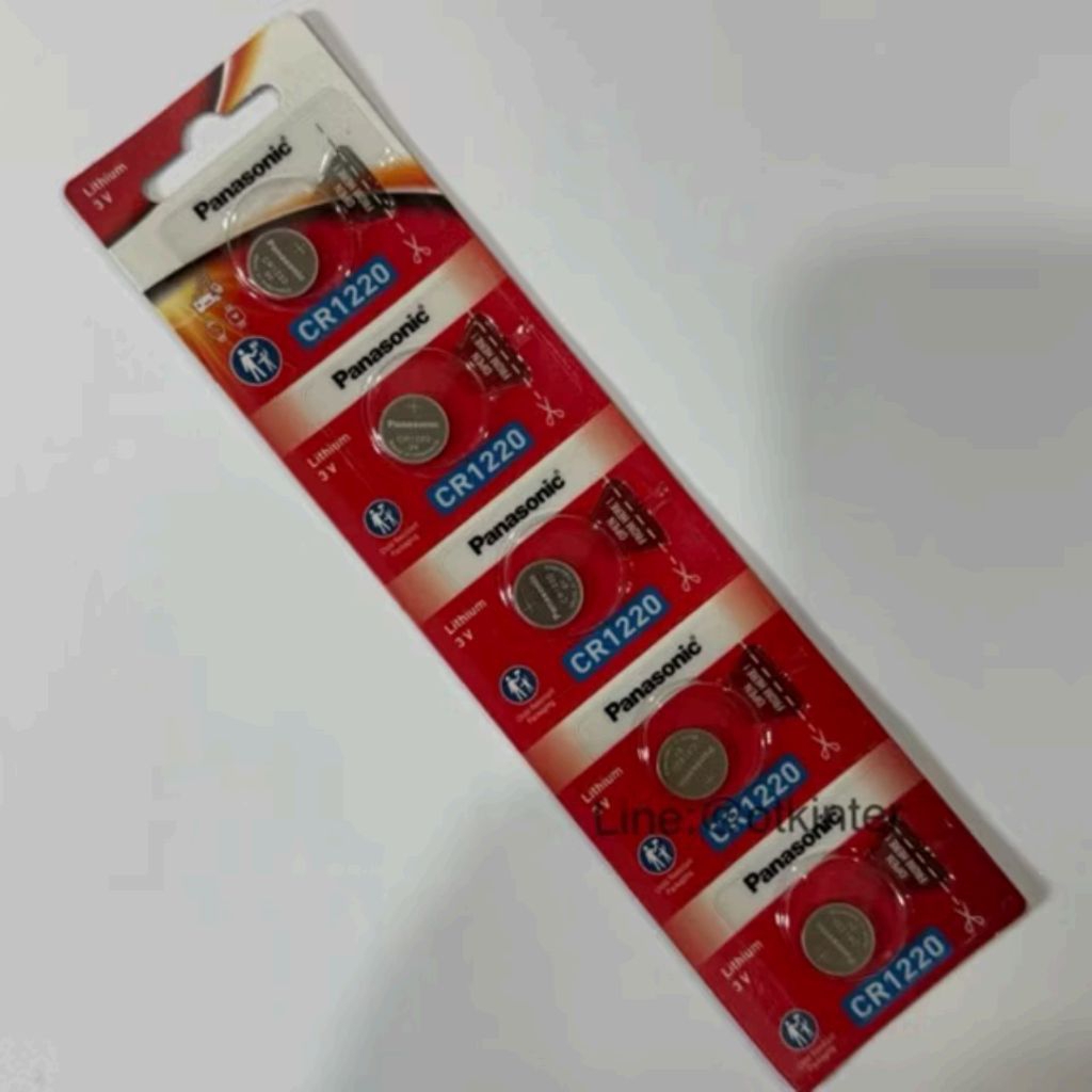 ถ่าน Panasonic CR1220 Lithium 3V ของแท้