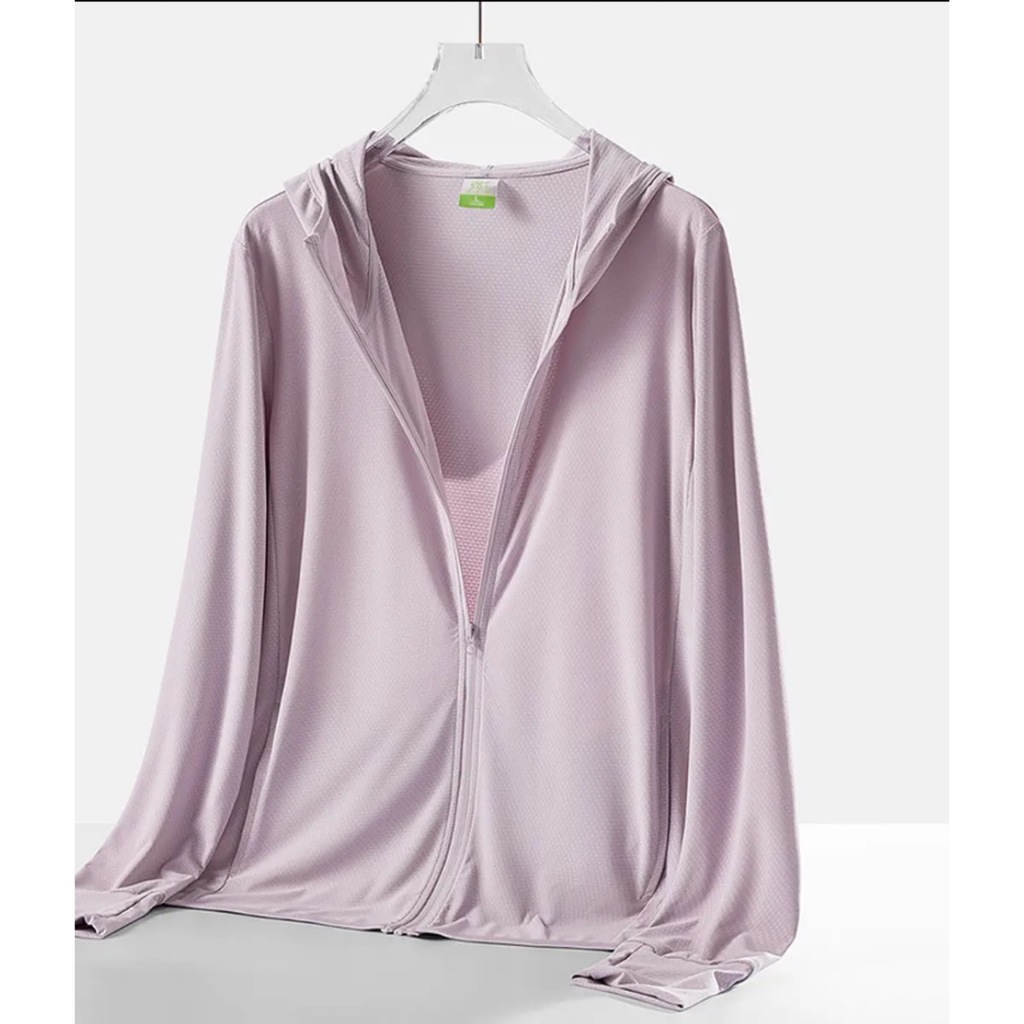เสื้อกันแดด UV ผ้านุ่มสวมใส่สบาย มีฮู้ด เสื้อกันแดดแขนยาวใส่เดินทาง ใส่เที่ยวทะเลใส่วิ่งหรือขับรถได้ ป้องกันยูวีได้ดี