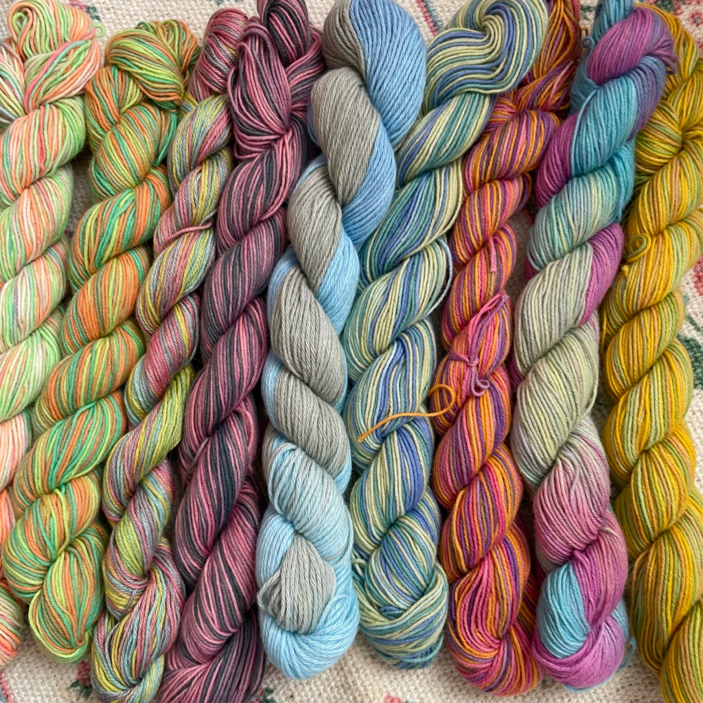 🇯🇵ด้ายสวยๆ🇯🇵 ด้ายปักSashiko hand dyed สีเหลือบ งานย้อมมือ จากญี่ปุ่น ep.1