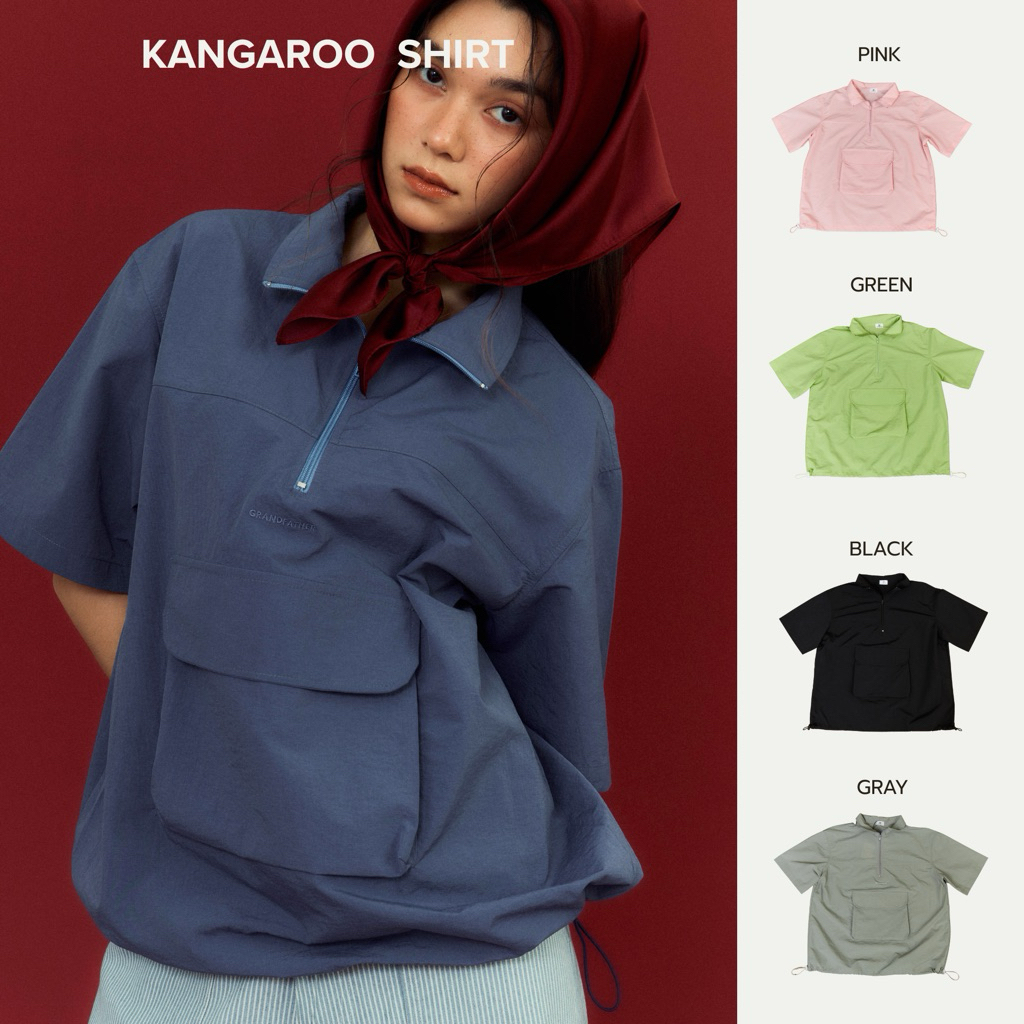 Kangaroo Nylon Shirt By Grandfather