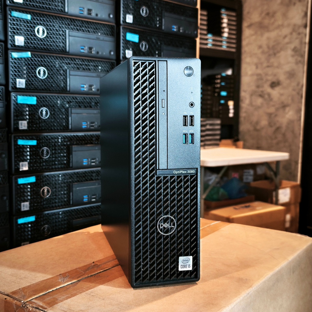 คอมพิวเตอร์มือสอง Dell OptiPlex 3080 SFF CPU i5-10500 (i5GEN10) Windows 11 Pro แท้ มี WiFi พร้อมใช้