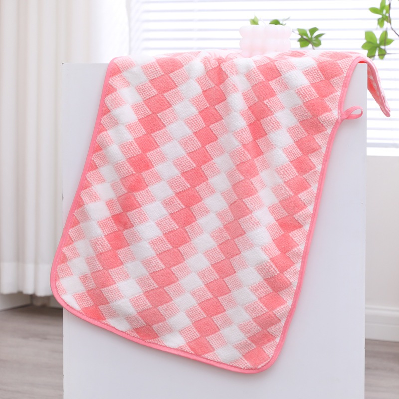 ผ้าเช็ดตัว ผ้าเช็ดผม cotton100% ขนาด35x75 ซม แห้งเร็วและสวยงาม เนื้อนุ่ม - รูปที่ 4