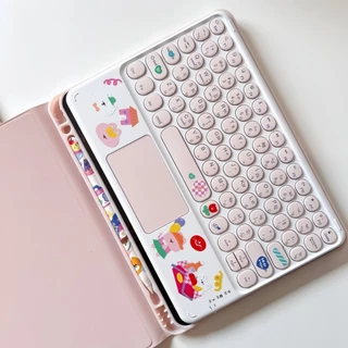 เคสคีย์บอร์ดไทย ที่มีคีย์บอร์ดในตัวพร้อมช่องเสียบปากกา เคสไอแพด Gen 9/8/7/6/5 Air1/2/3/4/5 pro11 gen10 10.9 9.7