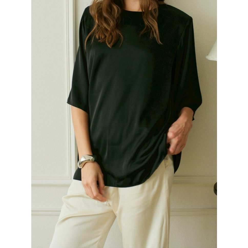 JAM&LEMON - Tangerine Silk Top