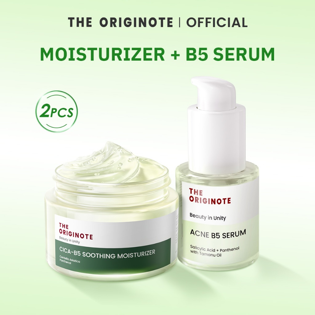 [เซต] The Originote Acne Bundle moisturizer serum เซรั่ม เซ็ตรักษาสิว