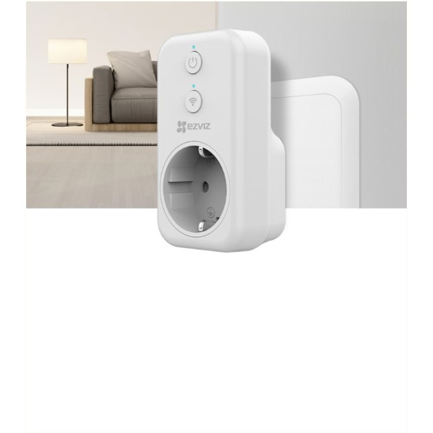 EZVIZ SMART PLUG รุ่น CS-T31-16B-EU ปลั๊กอัจฉริยะ Wi-Fi ควบคุมระยะไกล ตั้งเวลาได้